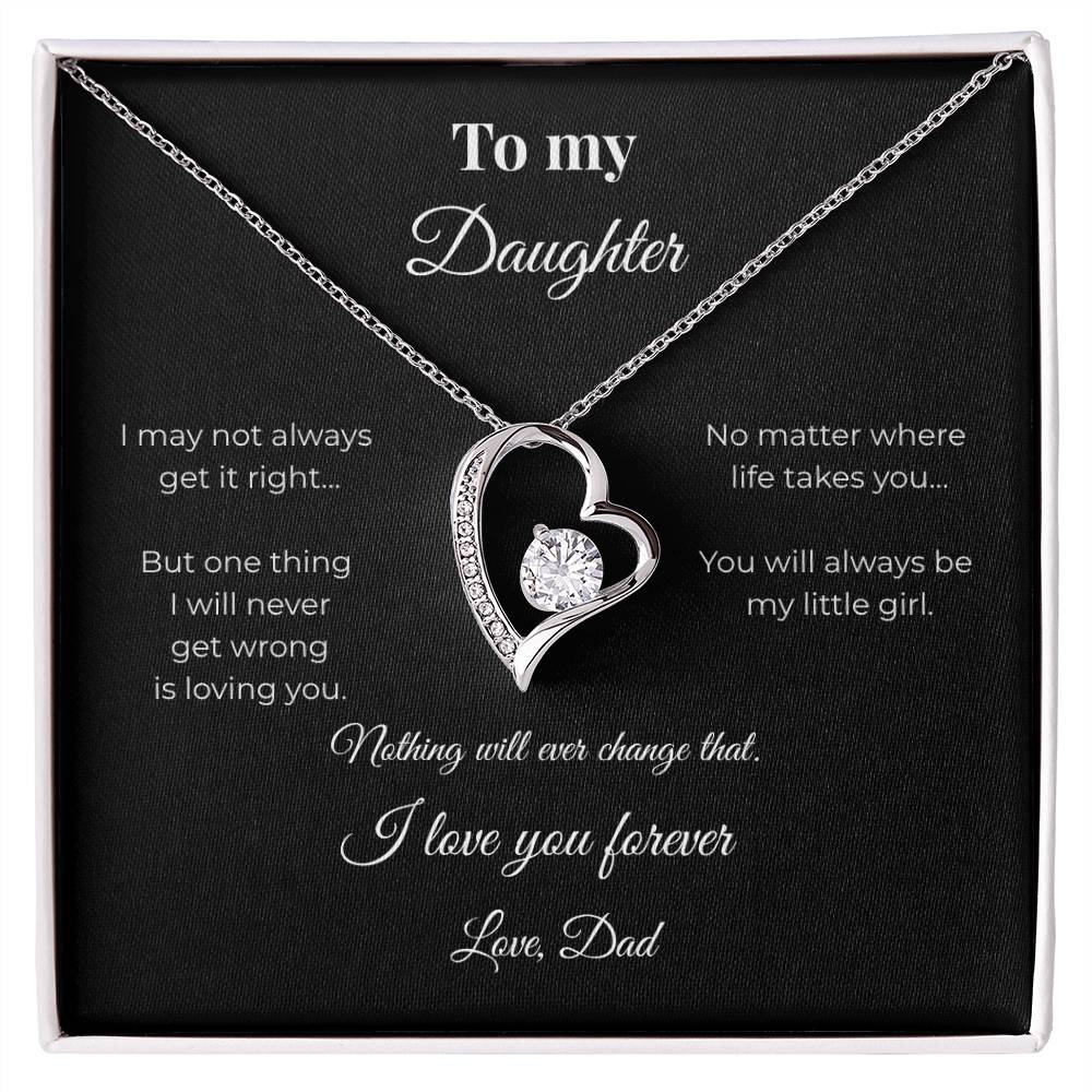 To My Daughter Necklace from Dad – Emotional Gift She’ll Cherish Forever