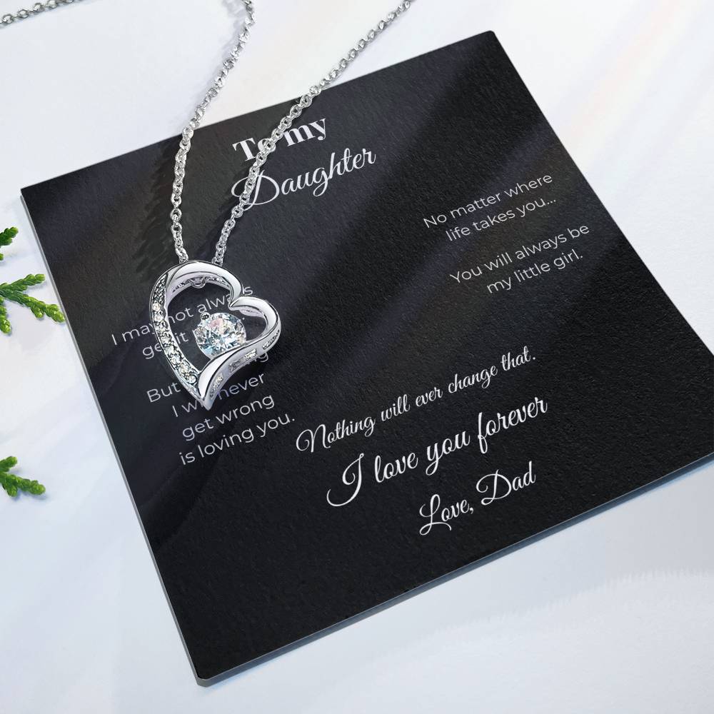 To My Daughter Necklace from Dad – Emotional Gift She’ll Cherish Forever