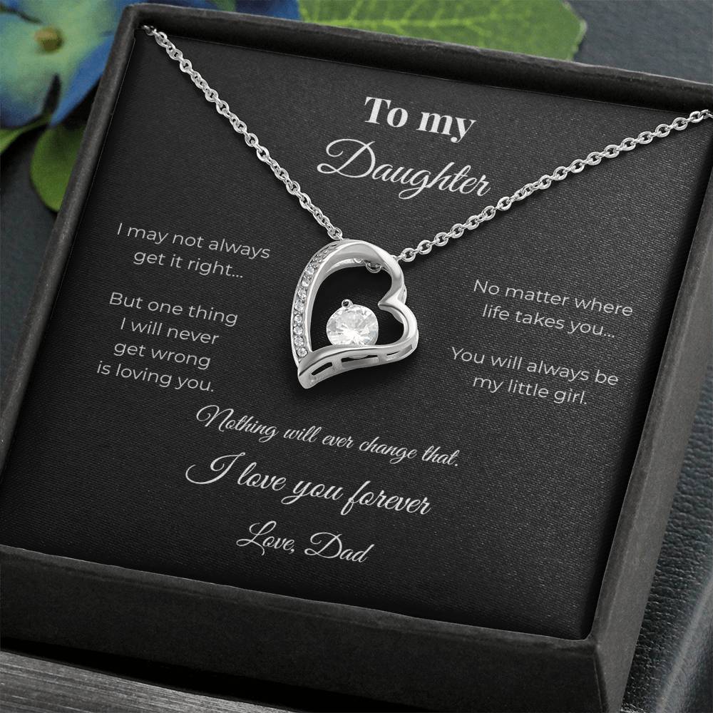 To My Daughter Necklace from Dad – Emotional Gift She’ll Cherish Forever