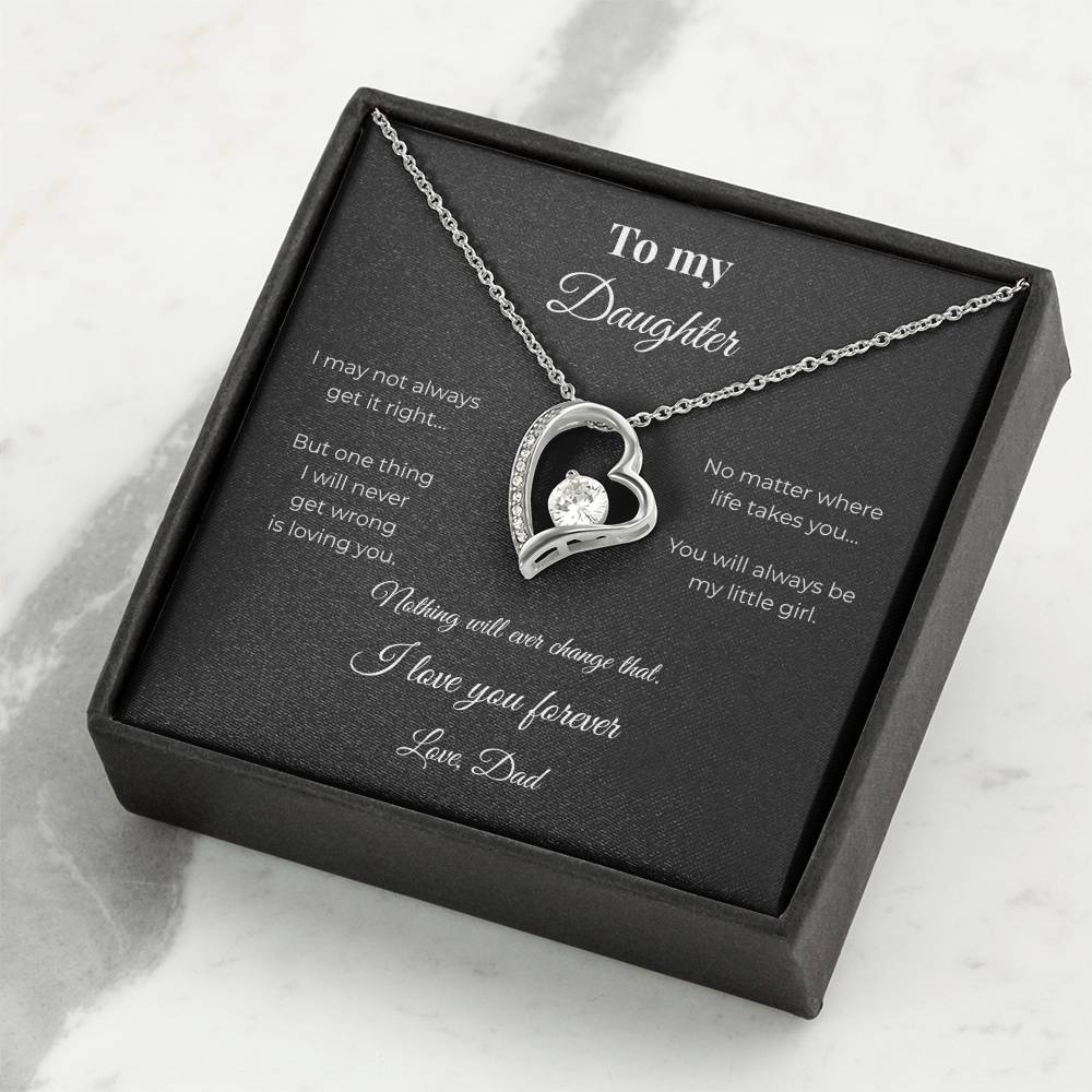 To My Daughter Necklace from Dad – Emotional Gift She’ll Cherish Forever