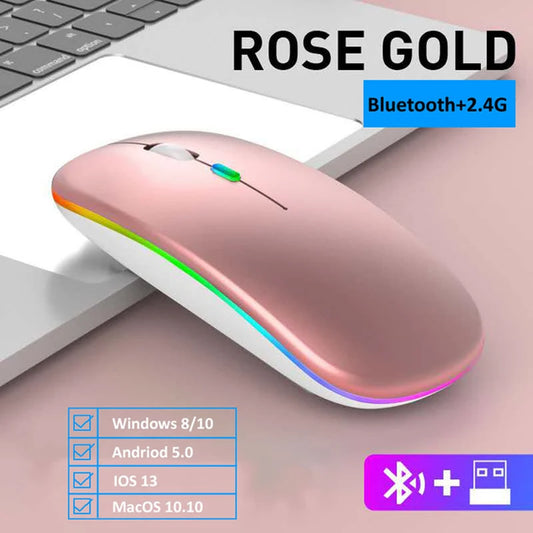 Wireless Portable Gaming Mouse RGB Backlit