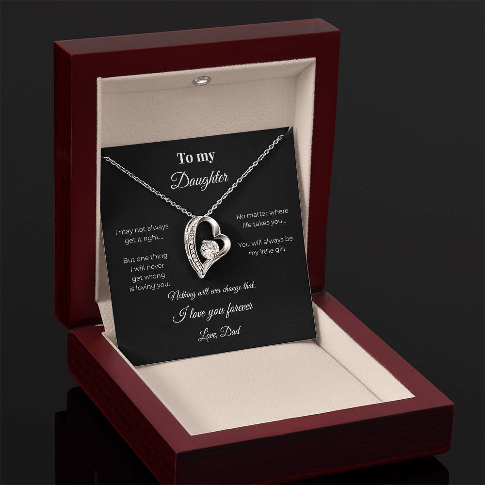 To My Daughter Necklace from Dad – Emotional Gift She’ll Cherish Forever
