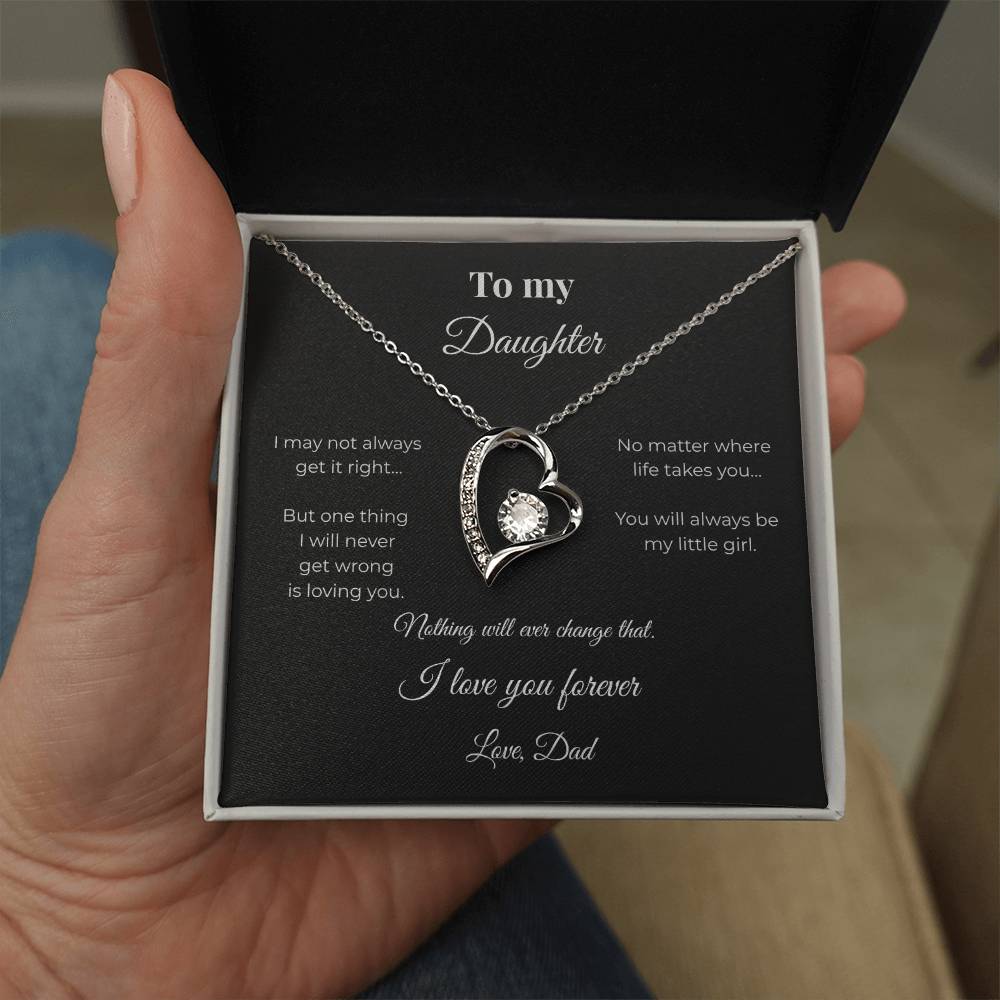 To My Daughter Necklace from Dad – Emotional Gift She’ll Cherish Forever
