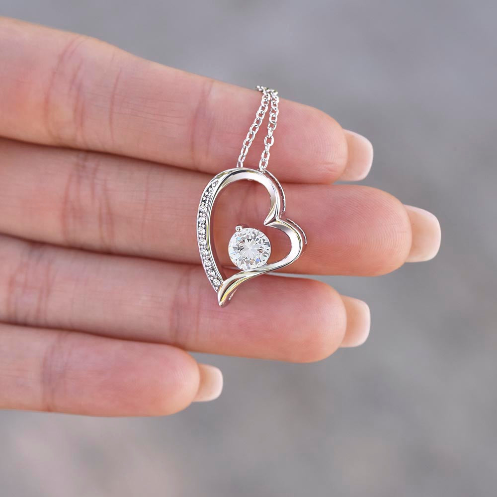 To My Wife Necklace Gift – Personalized “I Love You Forever” Message Card