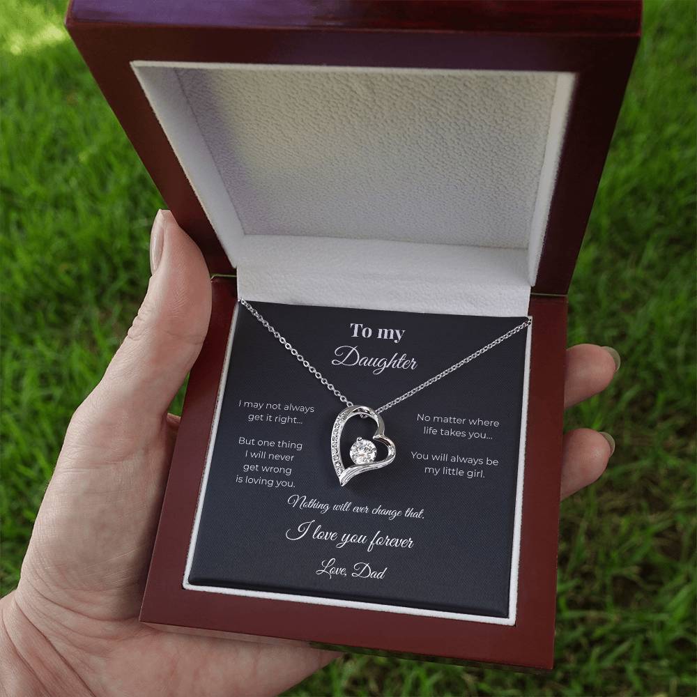 To My Daughter Necklace from Dad – Emotional Gift She’ll Cherish Forever